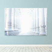 Saal der Gerechtigkeit umhüllte Leinwand (Insitu (Holzboden))