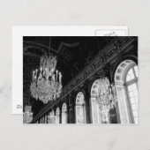 Saal mit Kronleuchtern Postkarte (Vorne/Hinten)