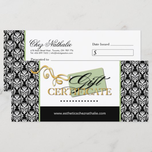 SAAL- UND WELLNESS-CENTER-GESCHENK (Vorne/Hinten)