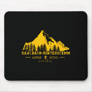Saalbach Hinterglemm Österreich Skigebiet Alpinski Mousepad