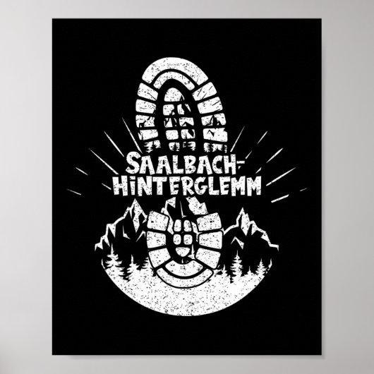Saalbach-Hinterglemm Wandern Poster (Vorne)