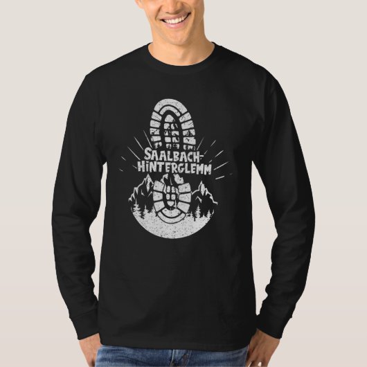 Saalbach Hinterglemm Wandern T-Shirt (Vorderseite)