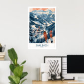 Saalbach Poster Österreich 1 (Heimbüro)