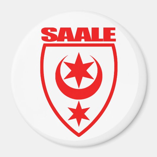 Saale (Halle) Magnet (Vorne)