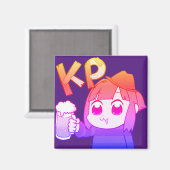 Saamin KP Neon Magnet (Vorderseite/Rückseite)