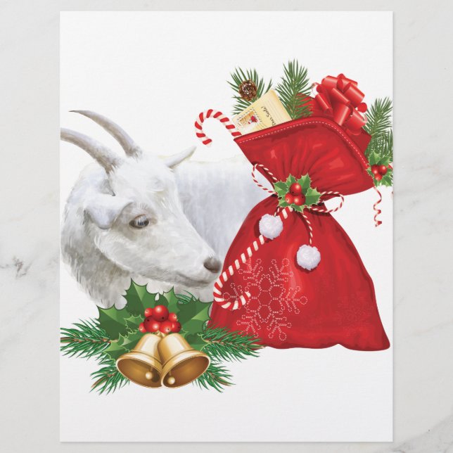 Saanen Goat Holiday Spirit (Vorderseite)