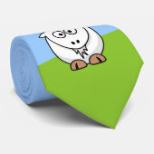 Saanen Goat Krawatte (Gerollt)