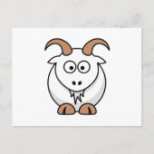 Saanen Goat Postkarte (Vorderseite)