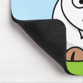 Saanenziege Mousepad (Ecke)