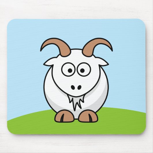 Saanenziege Mousepad (Vorne)