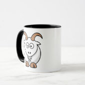 Saanenziege Tasse (Vorderseite Links)