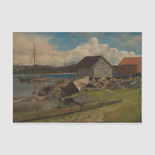 Saanum, Mandal von Amaldus Nielsen Seidenpapier (Vorderseite)