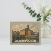 Saarbrücken Germany City Art Postkarte (Stehend Vorderseite)