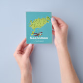 Saaremaa Estland-Karte Flyer (Gruppe)