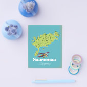 Saaremaa Estland-Karte Flyer (Einzeln)