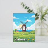 Saaremaa Estland Reise Postkarte (Stehend Vorderseite)