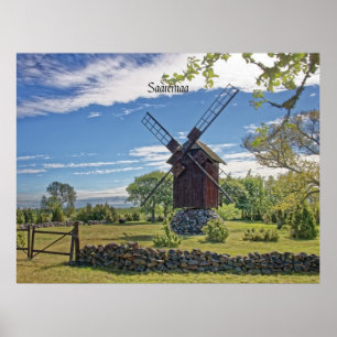 Saaremaa, Insel Estland, Poster