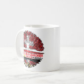 Saarland Saarländisch Schweizer Schweiz Baum Kaffeetasse (Vorderseite Links)