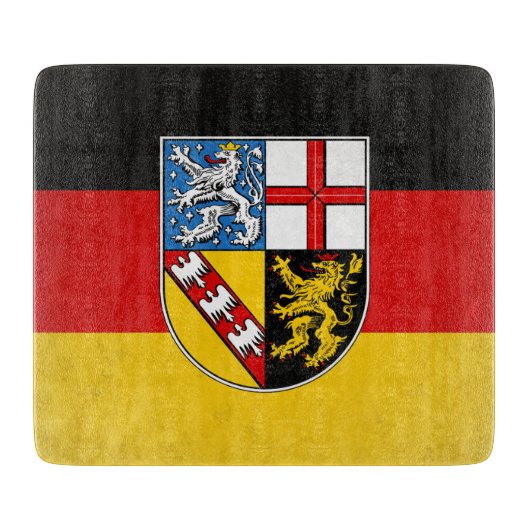 Saarland Schneidebrett (Vorderseite)