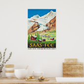 SAAS FEE POSTER (Küche)