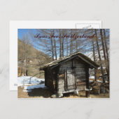 Saas Fee Postkarte (Vorne/Hinten)