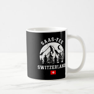 Saas-fee Schweiz Skigebiet Alpen Alpinski Kaffeetasse