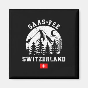 Saas-fee Schweiz Skigebiet Alpen Alpinski Magnet