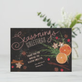 Saasonings Grußkarten für Geschäftsreisen Feiertagskarte (Stehend Vorderseite)