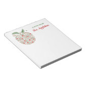 Saatgut der Apple Note Pad des Knowledge Teacher Notizblock (angewinkelt)