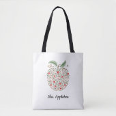 Saatgut der Apple Tote Bag des Wissenslehrers Tasche (Vorderseite)