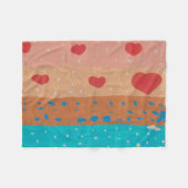 Saatgut der Liebe Fleece Blanket (Vorderseite (Horizontal))