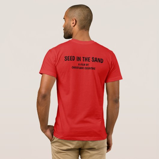 Saatgut im Sand-T - Shirt (Schwarz voll)