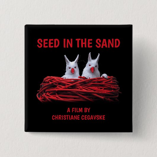 Saatgut in der Schaltfläche Sandplatz Button (Vorderseite)