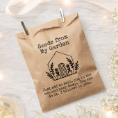 Saatgut Rettend Papiergarten Geschenktütchen (Ausgeschnitten)