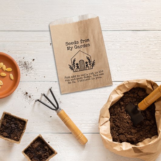 Saatgut Rettend Papiergarten Geschenktütchen