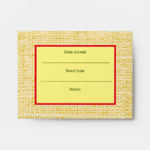 Saatgut rettend Umschläge, rustikal, hübsch, Samen