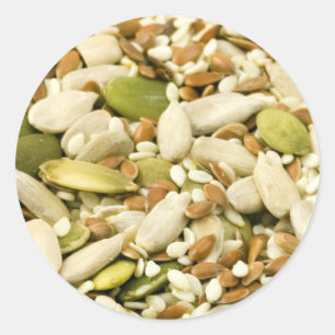 Saatgut Runder Aufkleber