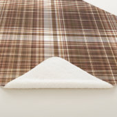 Saatgut und Nüsse Kariert Sherpadecke (3/4)