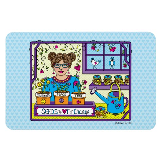 Saatgut von Change_Flexible Magnet 6"x4" (Horizontal)