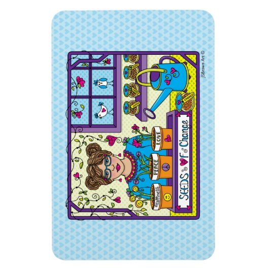 Saatgut von Change_Flexible Magnet 6"x4" (Vertikal)