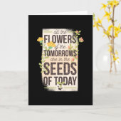 Saatgut von heute karte (Gelbe Blume)