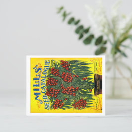 Saatgutpackungen. Postkarte