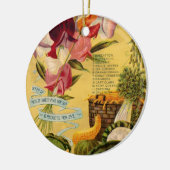 Saatgutsorte Keramik Ornament (Links)