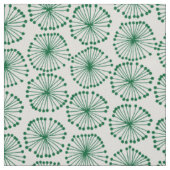 Saatköpfe - Forest Green on White Stoff (Muster)