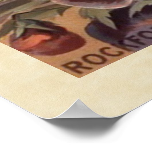 Saatpackung für Vintage Stiefmütterchen Poster (Ecke)