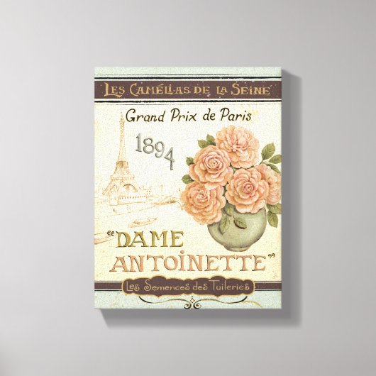 Saatpackung Leinwanddruck (Vorderseite)