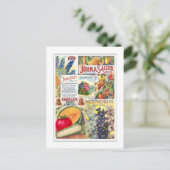 Saatpackungen Postkarte (Stehend Vorderseite)