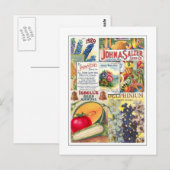 Saatpackungen Postkarte (Vorne/Hinten)