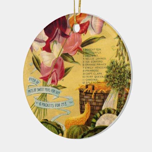 Saatsorte Keramik Ornament (Links)