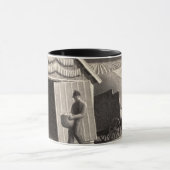 Saatzeit und Ernte von Grant Wood Tasse (Zentrum)